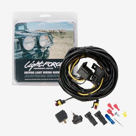 Lightforce 12V Wiring Harness - Halogen & HID Pair