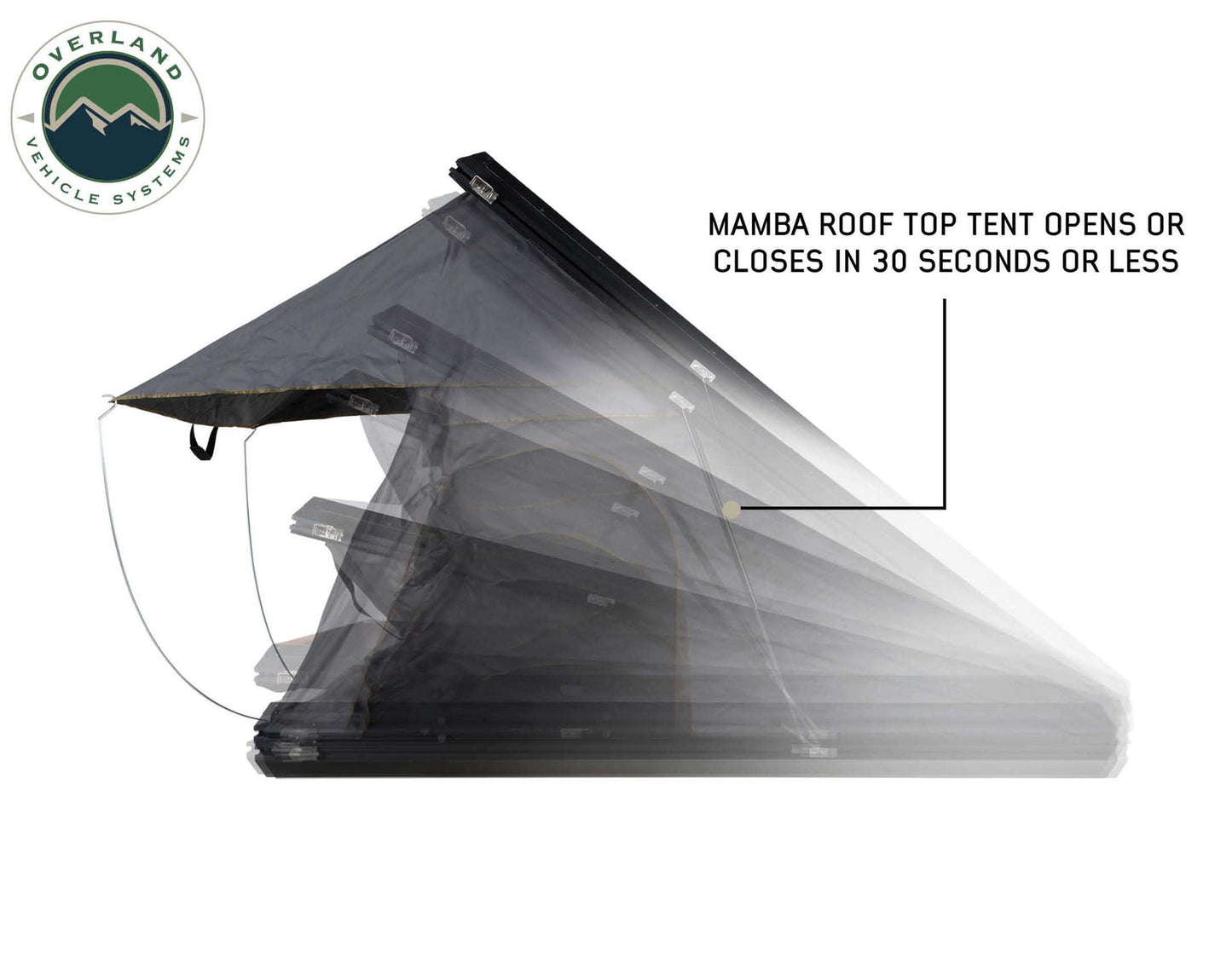 Mamba 3 Clam Shell Roof Top Tent